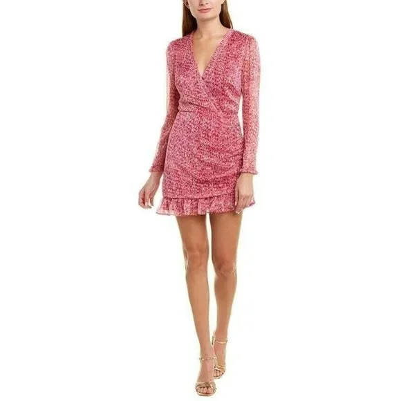 penny bell sleeve mini dress Ramy Brook Penny Bell Sleeve Mini Dress - Blue
